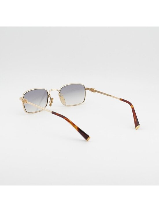 Miu Miu MUA53S 5AK04O Sunglasses Gold Rectangle Frame, Grey Gradient Lenses main image 6